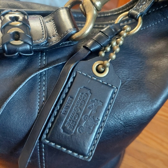 Beautiful Vintage Coach Hobo Bag Handbag Purse Leather - Picture 2 of 6